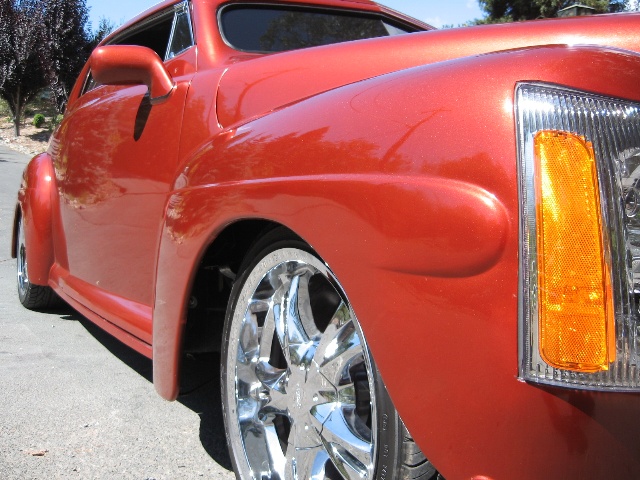 1947 Ford Roadster Close-up
