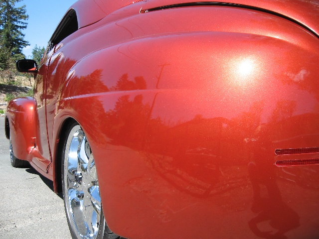 1947 Ford Roadster Close-up