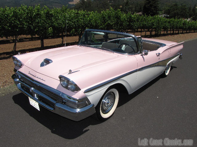 1958 Ford Fairlane Skyliner Convertible for Sale in California