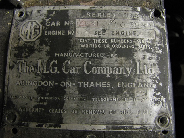 1962 MGA Mark II 1600