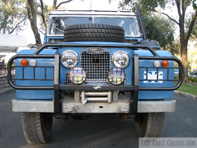 Nice 1965 Land Rover IIa Series 62 for sale Currently used as a vineyard 