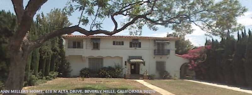 Ann Miller Estate Beverly Hills CA