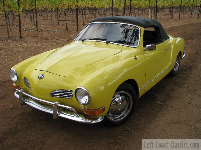 1971 Karmann Ghia Convertible for Sale