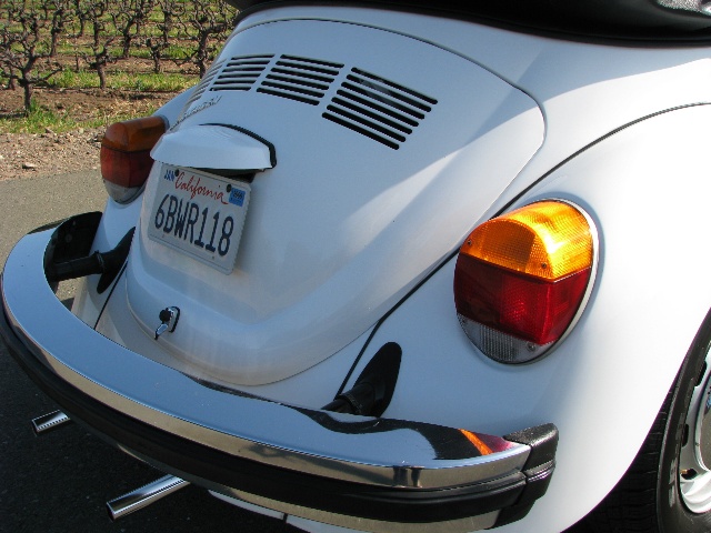 1974 VW Convertible Close-up