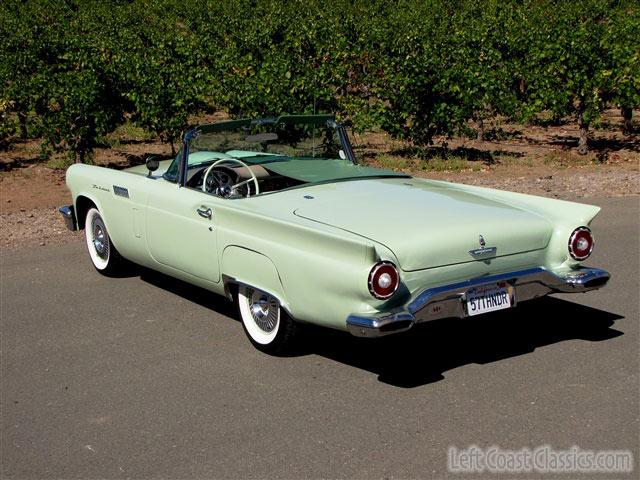 1957 Ford thunderbird willow green #1
