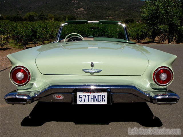 1957 Ford thunderbird willow green #6