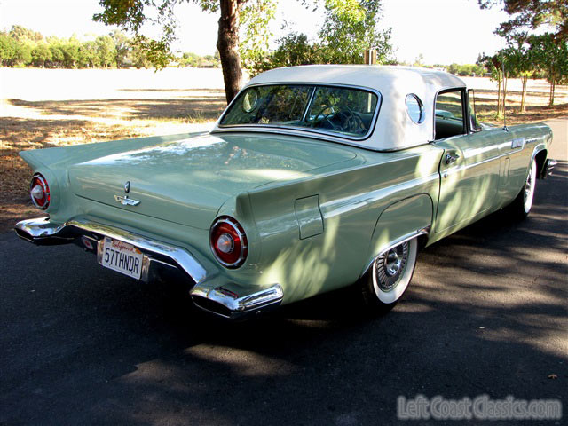 1957 Ford thunderbird willow green #8