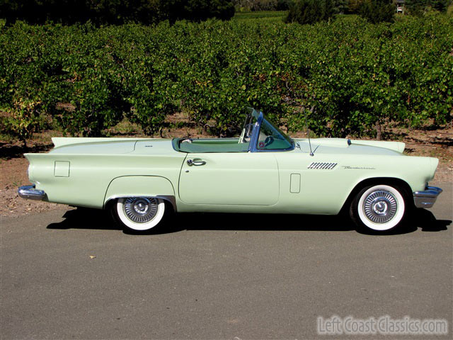 1957 Ford thunderbird willow green #2