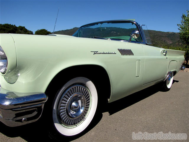 1957 Ford thunderbird willow green #4
