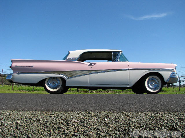 1958 Ford fairlane skyliner convertible #6