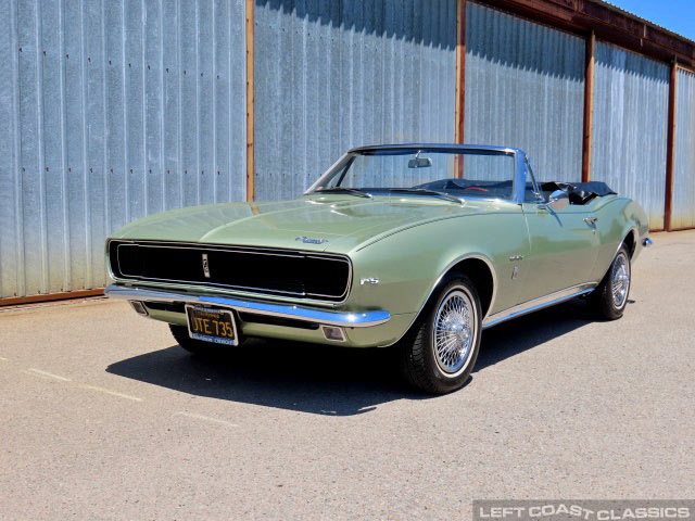 1967 Chevrolet Camaro RS Convertible Slide Show