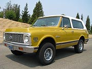 1972 Chevy Blazer K5 with Full Convertible 4X4