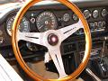 1972 Jaguar XKE Convertible Steering Wheel Close-Up