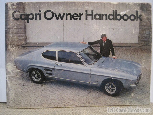 1972 Mercury Capri Owners Manual