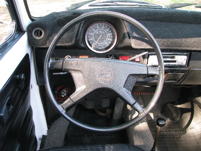 1974 VW Convertible Interior