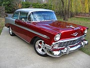 Red 1956 Chevrolet Belair