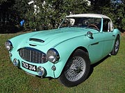 Tourquoise 1957 Austin Healey 100-6