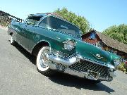 Green 1957 Cadillac Fleetwood