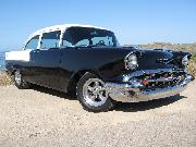 Black 1957 Chevrolet 150