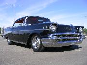 Black 1957 Chevrolet Belair