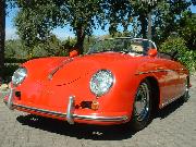 Orange 1957 Porsche Speedster Replica
