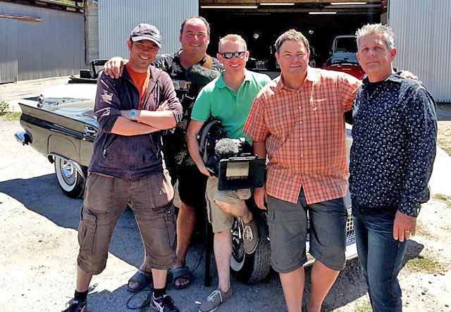 Donn Dabney with Wheeler Dealers Cast